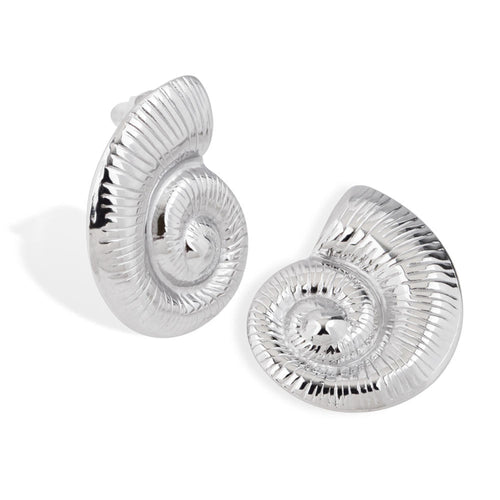 Arete de caracol texturizado 28mm