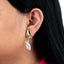 Arete doble pez  aperlado 48mm