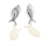Arete doble pez  aperlado 48mm