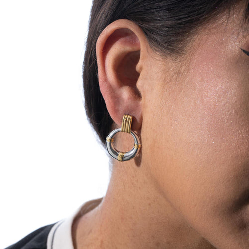 Arete redondo con textura de lineas 30mm