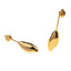 Arete gota irregular lisa 34mm