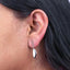 Arete gota irregular lisa 34mm