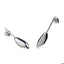 Arete gota irregular lisa 34mm