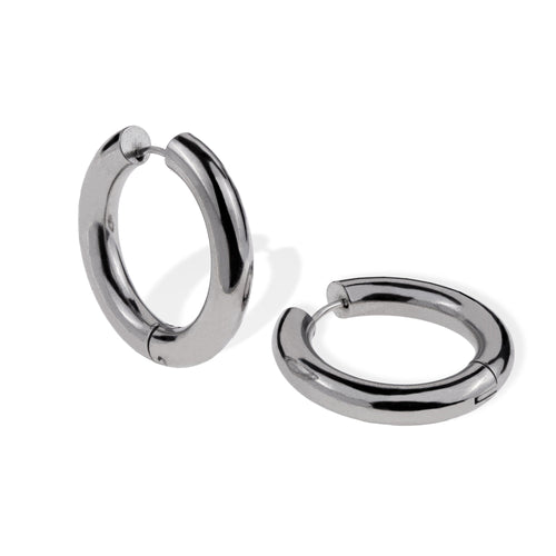 Arracada tubular lisa 29mm