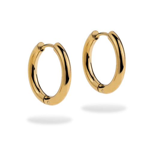 Arracada tubular  lisa 19mm