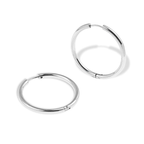 Arracada tubular lisa 36mm