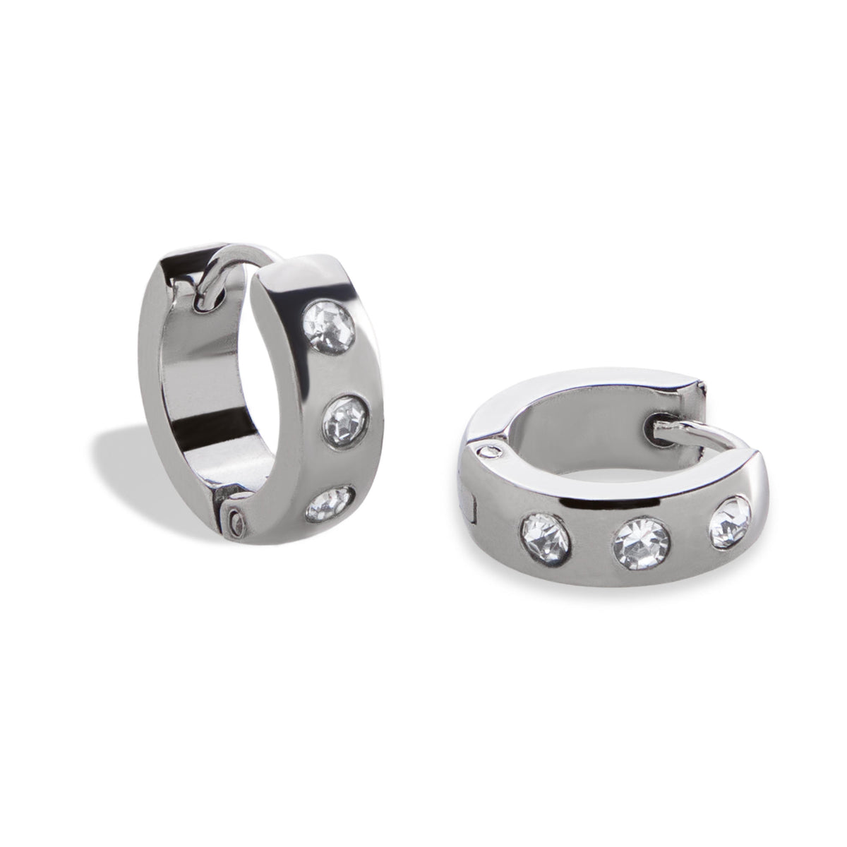 Huggies con cristales incrustado 13mm