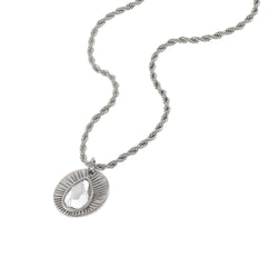 Collar con Gota Cristal 51CM