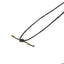 Collar hilo encerado con estrella de mar liso ajustable