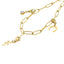 Collar herradura vibora y cristal 45cm