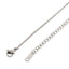 Collar doble corazon liso 45cm