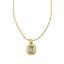 Collar balin dije cristal rectangular 45-50cm
