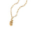 Collar ajustable corazon anatomico con flores 50-60cm