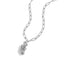 Collar ajustable corazon anatomico con flores 50-60cm