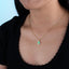 Collar de trebol esmaltado 45-50cm