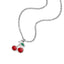 Collar de cerezas esmaltadas 45-50cm
