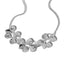 Collar de hojas con textura lineal 45-50cm