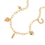 Collar dije hongo corazon herradura 50-55cm