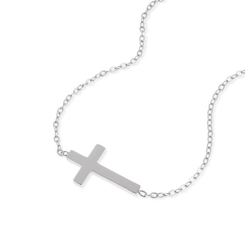 Collar con Cruz lisa 45-50cm