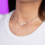 Collar con cruz lisa 45-50cm