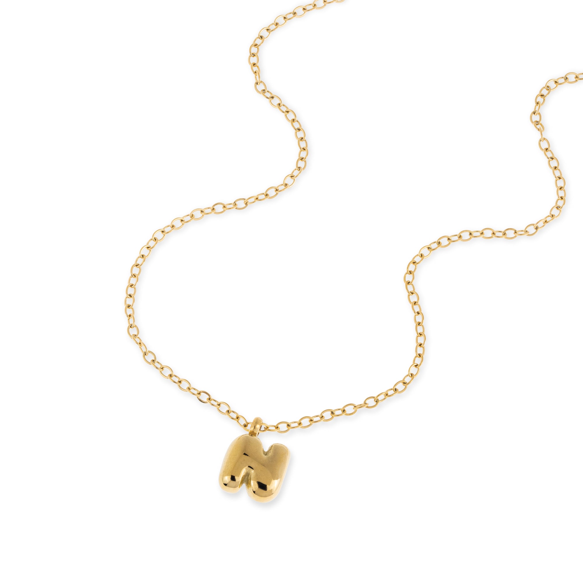 Collar de letra bombacha lisa 45-50cm