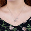 Collar birrete graduacion corazon cristal 50cm