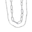 Collar doble eslabon largo y cardano balines 50-55cm