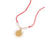Collar hilo rojo medalla de san benito 50cm