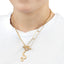 Collar serpiente con broche t 40cm