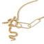 Collar serpiente con broche t 40cm