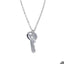 Collar de llave corazon calado 45-50cm