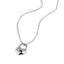 Collar con candado en forma de corazon 45-50cm