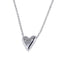 Collar de corazon liso 45-50cm