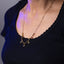Collar balines dije de corazon luna estrella 50-55cm