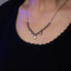 Collar balines dije de corazon luna estrella 50-55cm