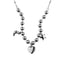 Collar balines dije de corazon luna estrella 50-55cm