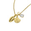 Collar concha caracol cristal oval 55-60cm