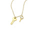 Collar dije llaves cristal 50-55cm