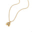 Collar letra a ajustable estilo bombacho con corazon 55cm