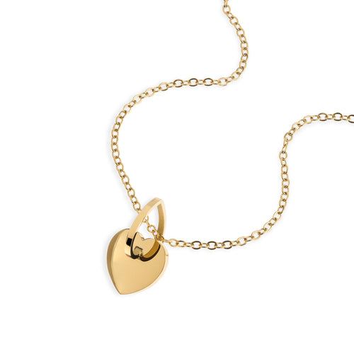 Collar de corazones entrelazados 50-55cm