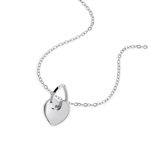 Collar de corazones entrelazados 50-55cm