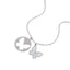 Collar de mariposas calada y con madre perla 50-55cm