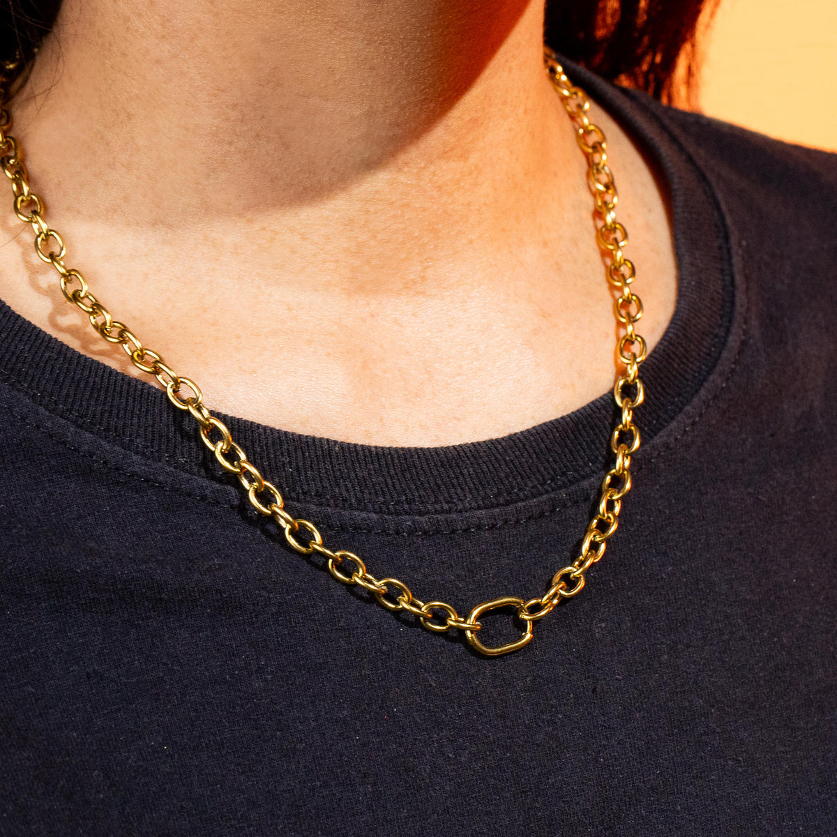 Collar de eslabones ovalados 50cm