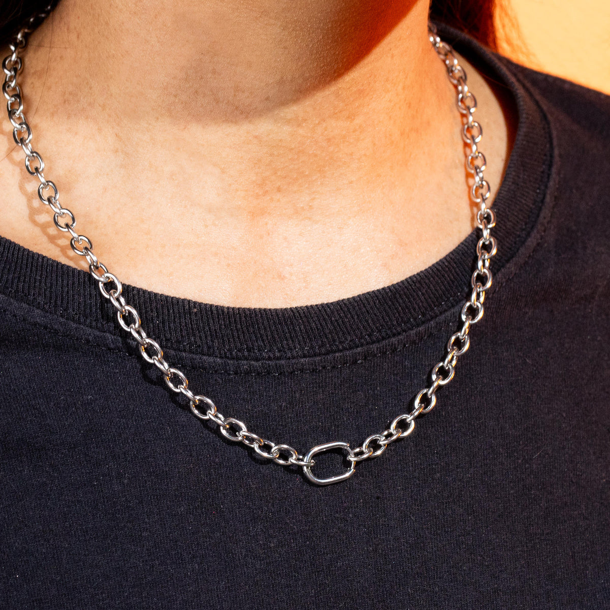 Collar de eslabones ovalados 50cm