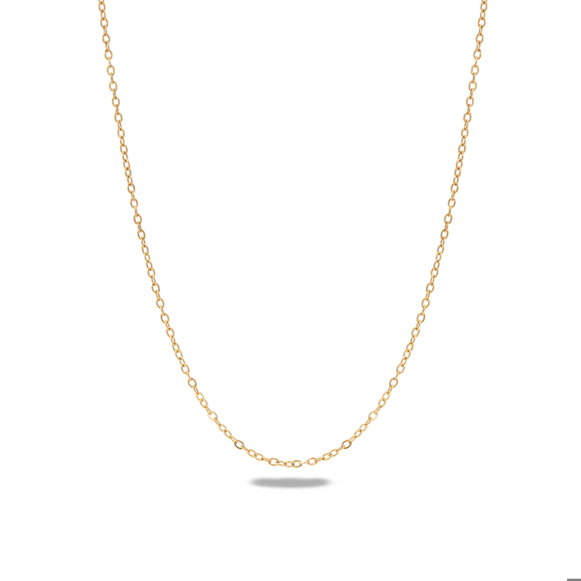 Cadena ajustable de eslabon oval 75cm/1mm