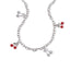 Collar de cerezas 15mm esmaltadas 45-50cm