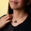 Collar de cerezas 17mm esmaltadas 45-50cm dorado