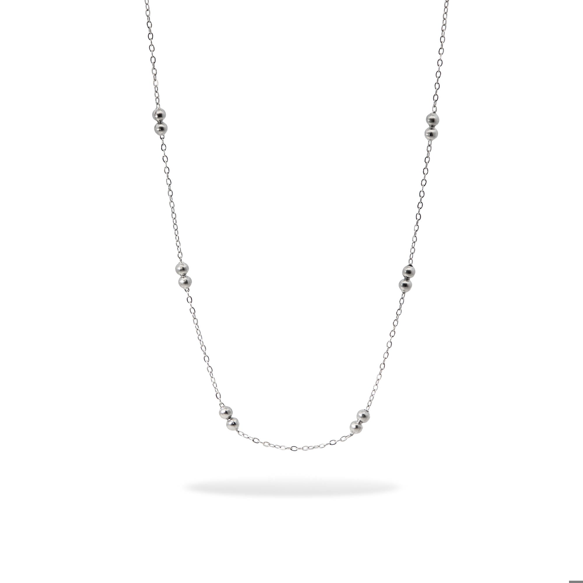 Collar balines lisos  50cm