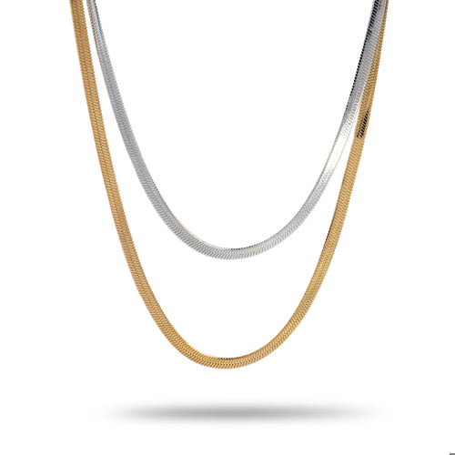 Cadena doble planchada 50-55cm