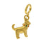 Charm perro con collar multicolor 14mm